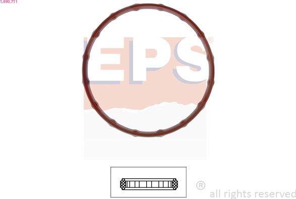 EPS 1.890.711 - Прокладка, термостат abcparts.ee