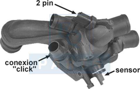 Equal Quality GOM713969 - Термостат охлаждающей жидкости / корпус abcparts.ee