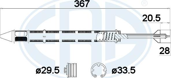 ERA 668013 - Осушитель, кондиционер abcparts.ee