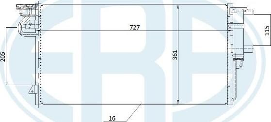 ERA 667269 - Конденсатор кондиционера abcparts.ee