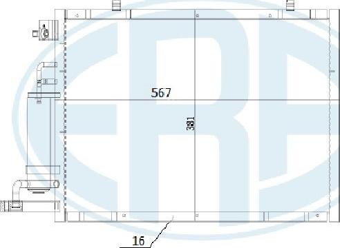 ERA 667281 - Конденсатор кондиционера abcparts.ee