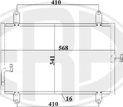 ERA 667228 - Конденсатор кондиционера abcparts.ee