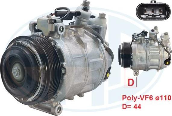 ERA 670096 - Компрессор кондиционера abcparts.ee