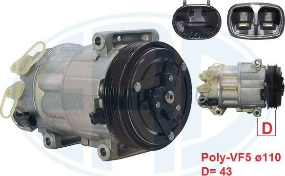ERA 670091 - Компрессор кондиционера abcparts.ee