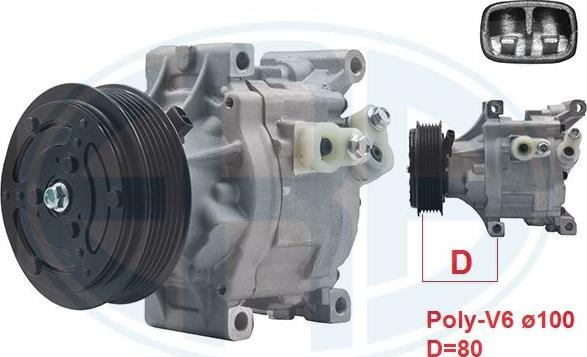 ERA 670016 - Компрессор кондиционера abcparts.ee