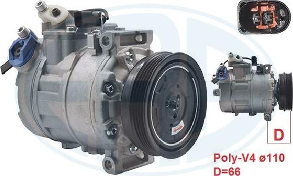 ERA 670013 - Компрессор кондиционера abcparts.ee