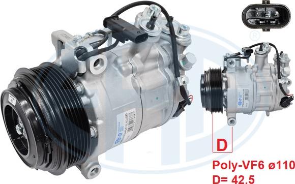 ERA 670199 - Компрессор кондиционера abcparts.ee