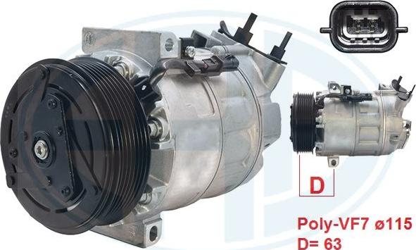 ERA 670111 - Компрессор кондиционера abcparts.ee