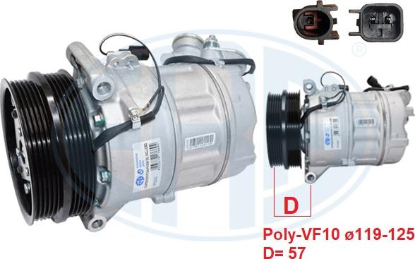 ERA 670200 - Компрессор кондиционера abcparts.ee