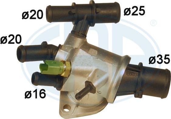 ERA 350017 - Термостат охлаждающей жидкости / корпус abcparts.ee