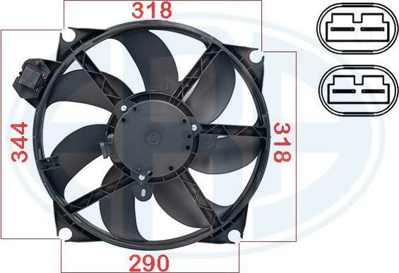 ERA 352084 - Вентилятор, охлаждение двигателя abcparts.ee