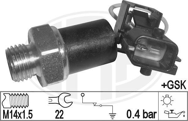 ERA 330907 - Датчик, давление масла abcparts.ee