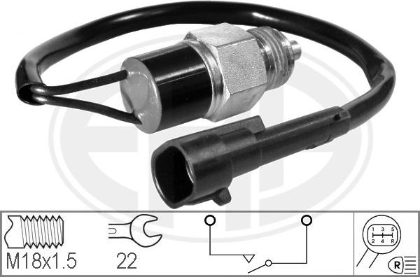 ERA 330508 - Датчик включения фары заднего хода abcparts.ee
