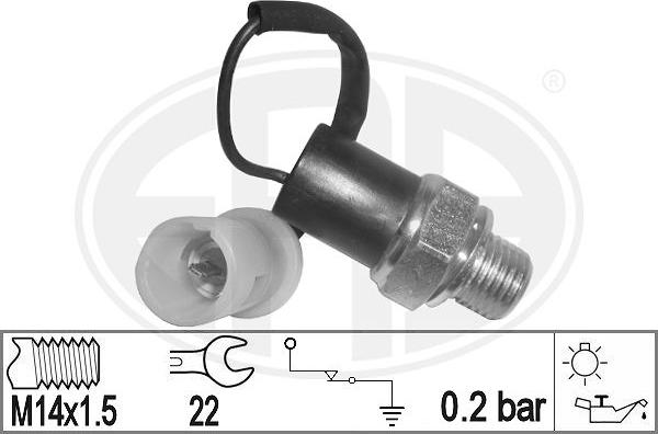 ERA 330899 - Датчик, давление масла abcparts.ee