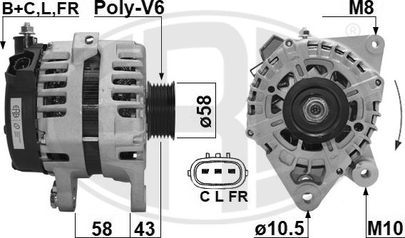 ERA 209641A - Генератор abcparts.ee