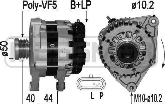 ERA 209133 - Генератор abcparts.ee