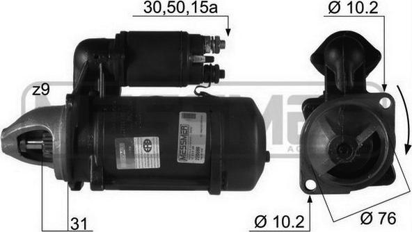 ERA 220089R - Стартер abcparts.ee