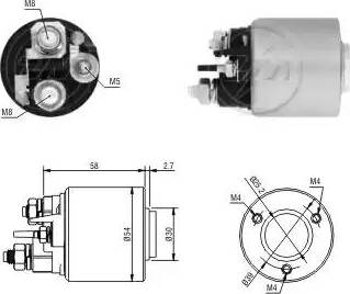 ERA 227231 - Тяговое реле, соленоид, стартер abcparts.ee