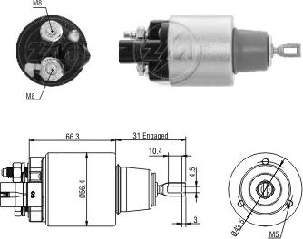 ERA ZM979 - Тяговое реле, соленоид, стартер abcparts.ee