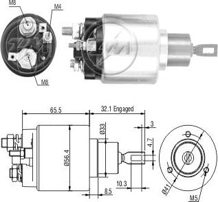 ERA ZM577 - Тяговое реле, соленоид, стартер abcparts.ee