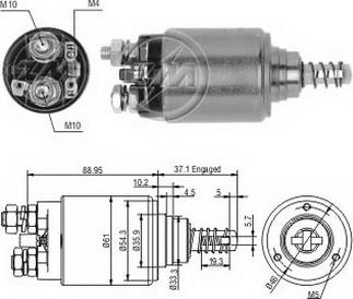 ERA ZM647 - Тяговое реле, соленоид, стартер abcparts.ee