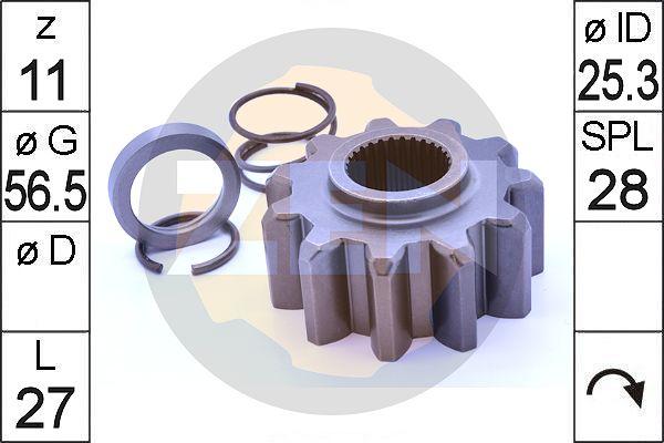 ERA ZN13117 - Бендикс, ведущая шестерня стартера abcparts.ee