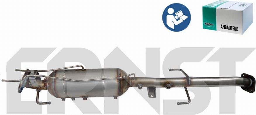 ERNST 910750 - Сажевый / частичный фильтр, система выхлопа ОГ abcparts.ee