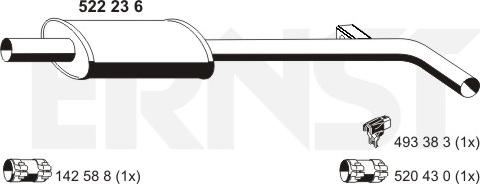 ERNST 522236 - Kesksummuti abcparts.ee