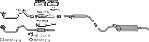 ERNST 060285 - Система выпуска ОГ abcparts.ee