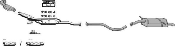 ERNST 090575 - Система выпуска ОГ abcparts.ee