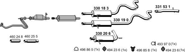 ERNST 030406 - Система выпуска ОГ abcparts.ee