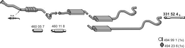 ERNST 030351 - Система выпуска ОГ abcparts.ee