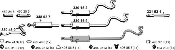 ERNST 030439 - Система выпуска ОГ abcparts.ee