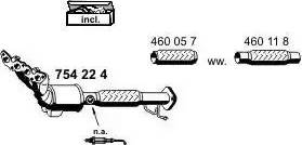 ERNST 031192 - Система выпуска ОГ abcparts.ee