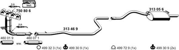 ERNST 031184 - Система выпуска ОГ abcparts.ee