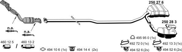 ERNST 020401 - Система выпуска ОГ abcparts.ee