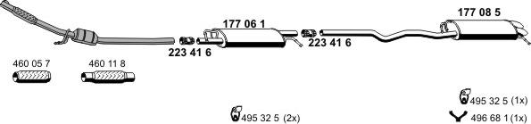 ERNST 071456 - Система выпуска ОГ abcparts.ee