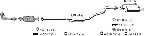 ERNST 140031 - Система выпуска ОГ abcparts.ee