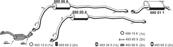 ERNST 140023 - Система выпуска ОГ abcparts.ee