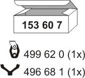ERNST 153607 - Монтажный комплект, глушитель abcparts.ee