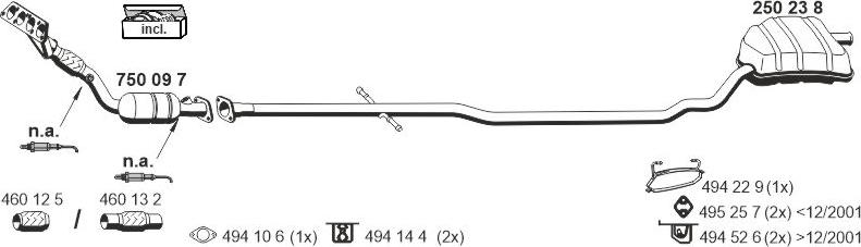 ERNST 350219 - Система выпуска ОГ abcparts.ee