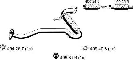 ERNST 330459 - Труба выхлопного газа abcparts.ee