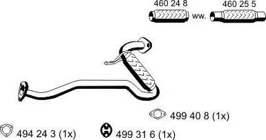 ERNST 330480 - Труба выхлопного газа abcparts.ee