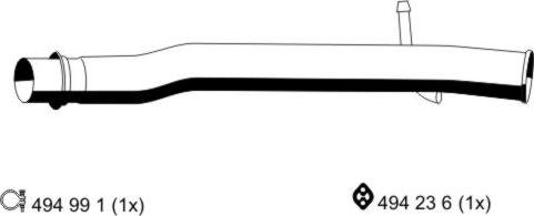 ERNST 331517 - Труба выхлопного газа abcparts.ee