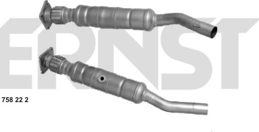 ERNST 758222 - Катализатор abcparts.ee