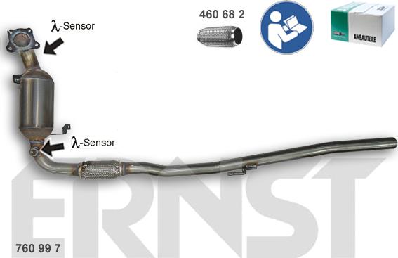 ERNST 760997 - Катализатор abcparts.ee