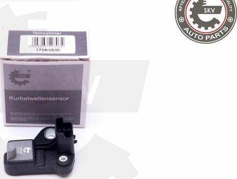 Esen SKV 17SKV538 - Датчик положения Коленвала, RPM abcparts.ee