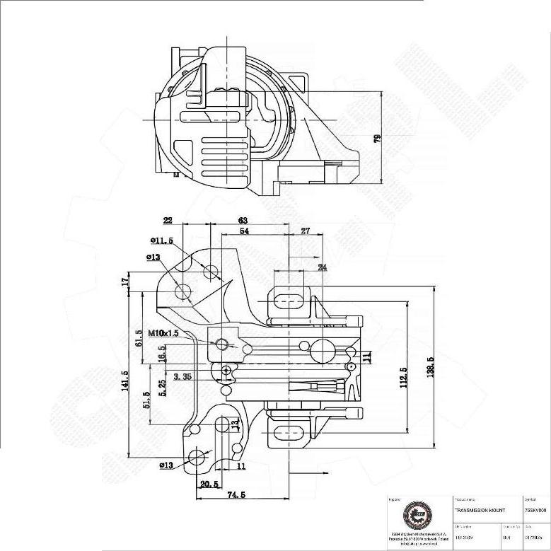 Esen SKV 75SKV809 - Подвеска, автоматическая коробка передач abcparts.ee