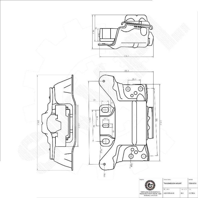 Esen SKV 75SKV816 - Подвеска, автоматическая коробка передач abcparts.ee