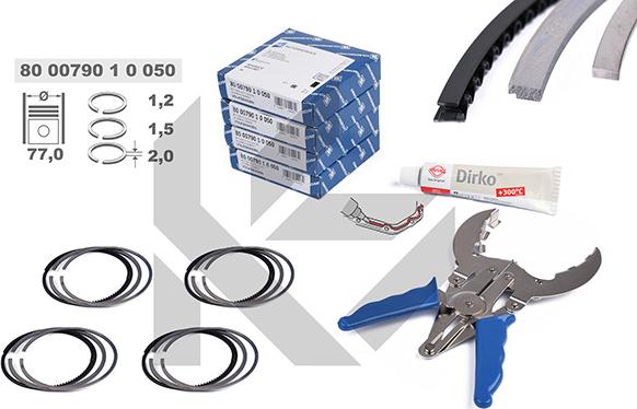 ET Engineteam R1009650KS - Комплект поршневых колец abcparts.ee